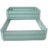 Sunnydaze 2-Tier Galvanized Steel Raised Garden Bed - 17.75" H - image 3 of 4