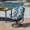 Arden 44"x20" Outdoor High Back Dining Chair Cushion - 2 of 4