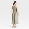 Women's Smocked Knit Maxi A-Line Dress - Universal Thread™ - image 2 of 3