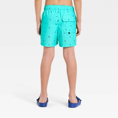 Детские купальники Art Class Boys' Swim Trunks with Built in Boxers - art class™ Blue L — фото 2