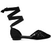 Shrami Pearl & Rhinestone Strap Flat Women Sandals - 2 of 4