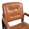 Home Imports Emporium Office Guest Chair, Luxurious Leather Executive Waiting Room Chair - 2 of 4