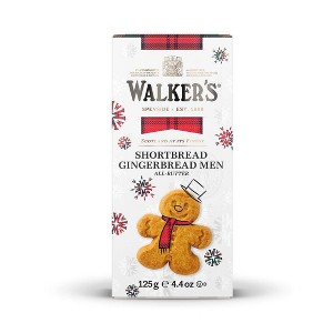 Walkers Shortbread Holiday Cookies Gingerbread Men - 4.4oz - 1 of 4