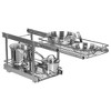 Hold N’ Storage Pull Out Cabinet Organizer 2 Tier – Heavy Duty Metal with Lifetime Limited Warranty - Anti Rust Chrome Finish - 3 of 4