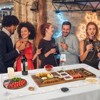 EcoSummer Acacia Wood Charcuterie Board Set, Detachable Cheese Platter with Knives & Bowls, 19-Piece Serving Tray. - 2 of 4