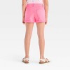 Girls' Mid-Rise Cuffed Jean Shorts - Cat & Jack™ - 2 of 3