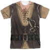Men's Princess Bride Montoya Costume (Front Back Print) Short Sleeve Costume T-Shirt - 2 of 4