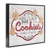 Stupell Industries Vintage Mrs. Claus Cookies Sign Framed Giclee Art - 2 of 4