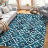 Acekool Tie-Dye Lantern Area Rug Collection, Washable Foldable Faux  Feel, Non Slip, TPR Back, Multicolor Gray Blue Black, Various Sizes - 2 of 4