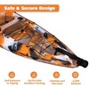 Fishing Kayak with 11.9FT Sit on Top, Paddle & Comfortable Seat - 3 of 4