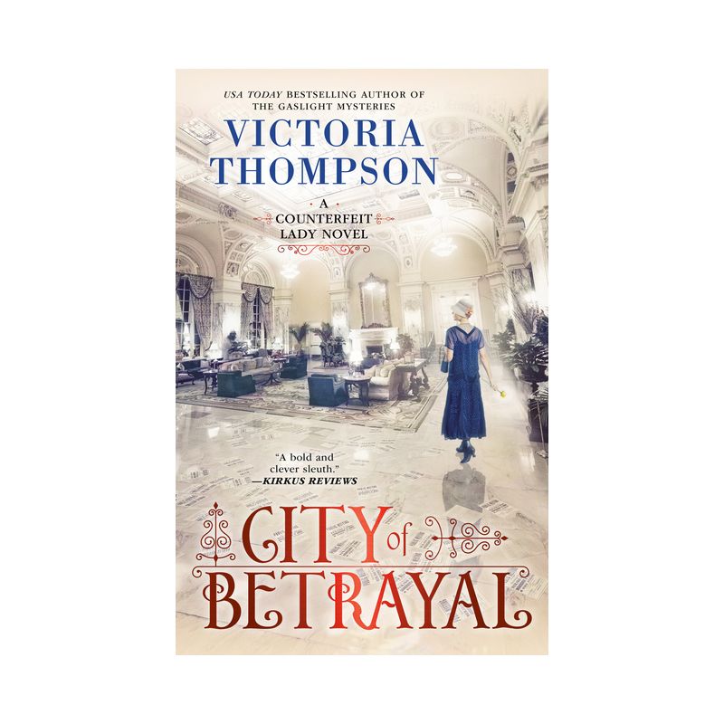 City of Betrayal - (Counterfeit Lady Novel) by  Victoria Thompson (Hardcover), 1 of 2