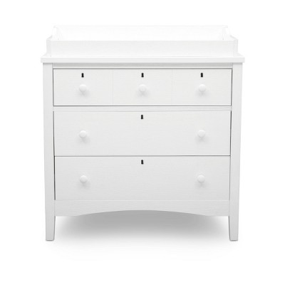 Farmhouse 3 drawer store dresser with changing top