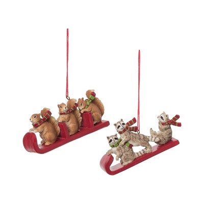 Gallerie II Squirrel/Raccoon Ornament, A/2