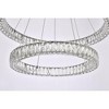 Elegant Lighting Monroe 2 - Light Chandelier in  Chrome - 4 of 4