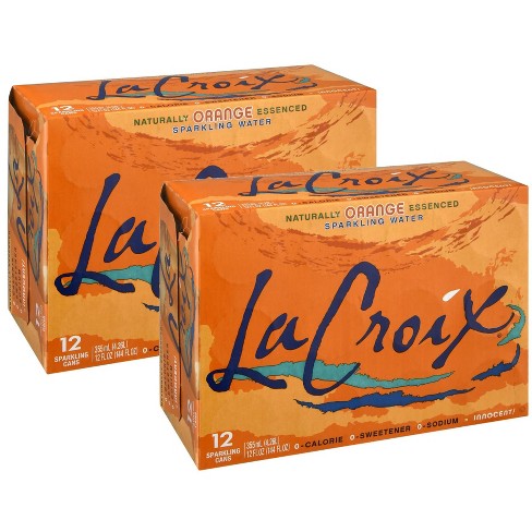 La Croix Orange Sparkling Water Case Of 2 12 Pack 12 Oz Target