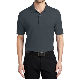 Mafoose Men's Short Sleeve Soft Silk Touch Classic Polo Shirt for Everyday Comfort - 1 of 4