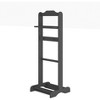 HDZNVF Accent Portable Garment Rack,Clothes Valet Stand with Storage Organizer - 2 of 4