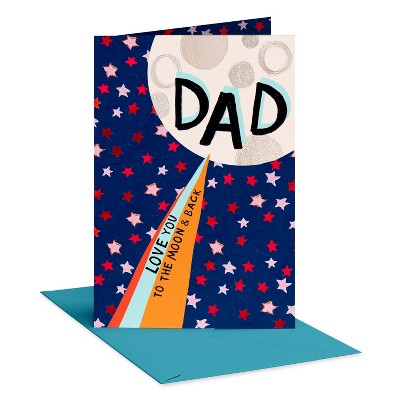 Carlton Cards Father's Day Card for Dad Moon and Stars