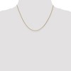 Black Bow Jewelry 1.15mm 18k Yellow Gold Diamond Cut Cable Chain Necklace - 2 of 4