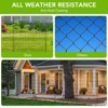 Decorative Garden Fence,10 Panels No Dig Decorative Fence for Outdoor,Yard, Patio,Animal Barrier Rustproof Metal Wire Panel,Temporary Dog Fencing - 4 of 4