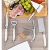 French Home Laguiole Barware Bottle Opener and Corkscrew Set with Faux Ivory Handle - 3 of 4