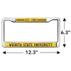 Wichita State University School Logo Full Size Standard License Plate Metal Frame - 4 of 4
