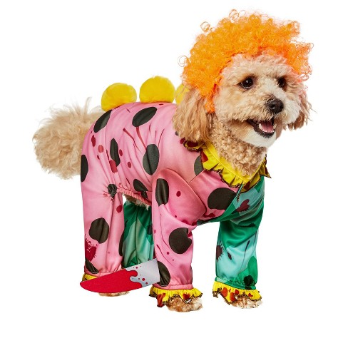 Rubies Creepy Clown Pet Costume - image 1 of 4