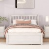 KTMBDW Twin Bed with 2 Storage Drawers, Wood Platform Bed with Headboard, Wooden Slats Support Mattress Foundation, No Box Spring Needed - 4 of 4