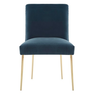 blue velvet chair target