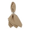 Design Imports  Solid Cotton Napkin Set 6 Piece, Stone, 20X20" - 2 of 4