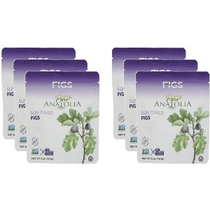 Pure Anatolia Sun Dried Figs - Case of 6 - 5 oz - 1 of 2