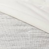 Space-Dyed Waffle Comforter Bedding Set Gray - Threshold™ - image 4 of 4