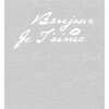 Bonjour Je T'aime Crew Neck Long Sleeve Adult Tee - 2 of 2