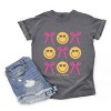 Simply Sage Market S.W.Smiley Bows and Smiley Coquette Chart Garment Dyed Tee - 3 of 4