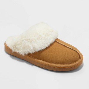 Women's Sylvia Genuine Suede Scuff Slippers - Auden™ - 1 of 4