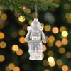 Northlight 5" Silver Glittered Astronaut Glass Christmas Ornament - 2 of 4