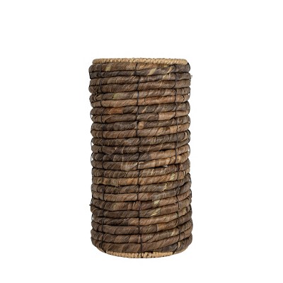 Woven Wine Bottle Holder Seagrass & Metal - Foreside Home & Garden