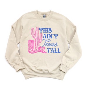 Simply Sage Market Women's Graphic Sweatshirt This Ain't Texas - 1 of 3
