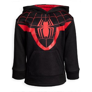 Marvel Avengers Hulk Miles Morales Spider-Man Athletic Cosplay Hoodie Toddler to Big Kid - 1 of 4