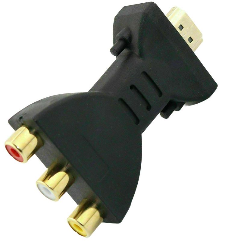 Sanoxy HDMI Male to 3 RCA Female Composite AV Video Audio Adapter Converter for TV PC, 2 of 3