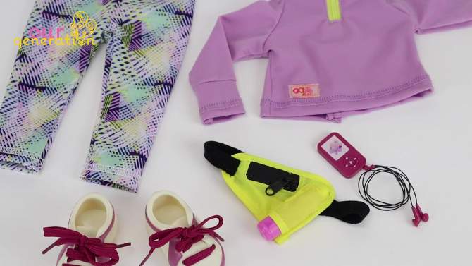 Our Generation Run into Fun Athletic Outfit for 18&#34; Dolls, 2 of 8, play video