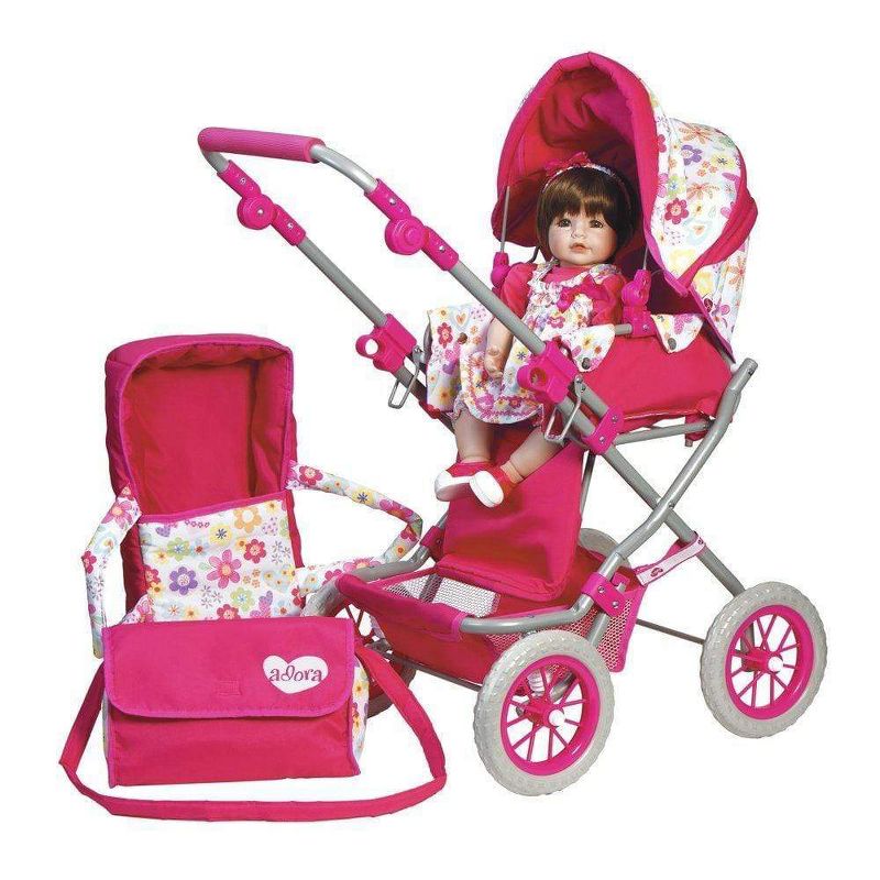 Adora Deluxe Baby Doll Stroller Set, 1 of 4