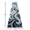 Masada Rugs Sophia Collection Modern Contemporary Hand Sculpted Area Rug - 3 of 4
