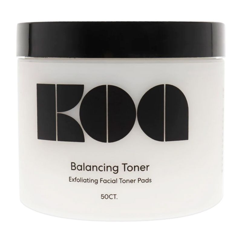KOA Balancing Toner Pads - Gentle Exfoliator - Oil Control Skin Toner - Prevents Breakouts - No Artificial Fragrance - 50 Count, 1 of 5