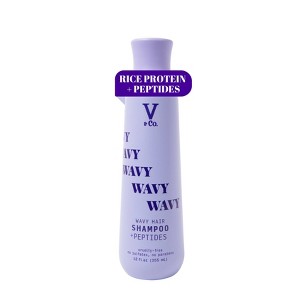 V&Co. Beauty Wavy Hair + Peptide Shampoo 12oz - 1 of 4