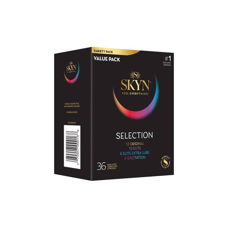 SKYN LifeStyles Selection Non-Latex Lubricated Condoms - 36ct, 5 of 9