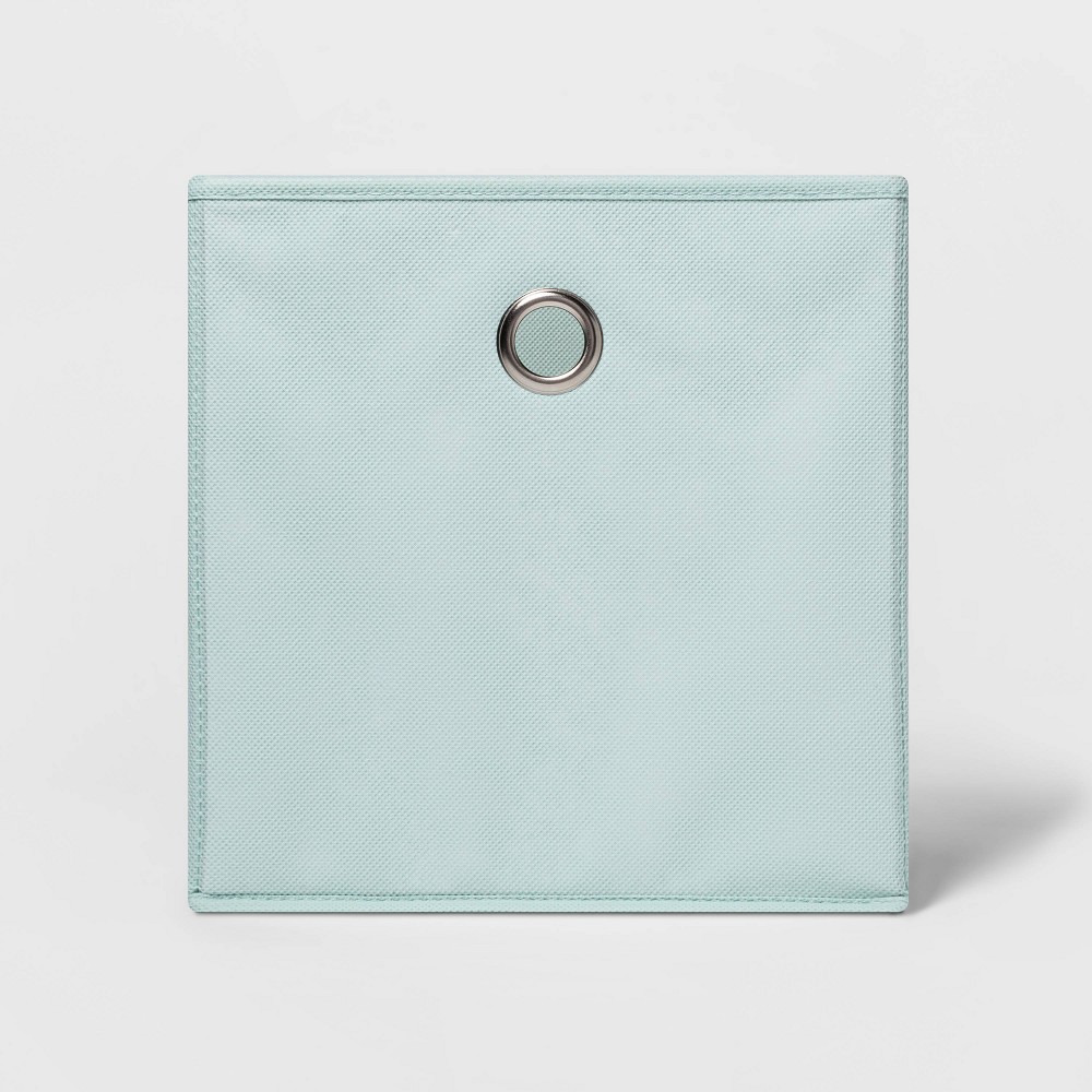 6 pieces of case 11" Fabric Cube Storage Bin Mint - Room Essentials™: Collapsible, Lightweight Organizer for Toys, Books, Clothes