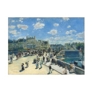Trademark Fine Art - Masters Collection Pont Neuf, Paris 1872 by Auguste Renoir Canvas Art - 1 of 4