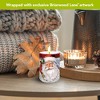 Briarwood Lane Christmas Flameless Candle 6x3 Checkered Santa Flameless Candle with Timer for Christmas - 4 of 4