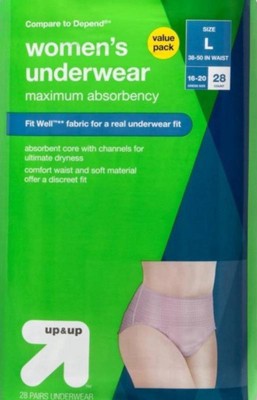NEW SEALED Nighttime Underwear - Size S/M - 42ct - target brand up & up™